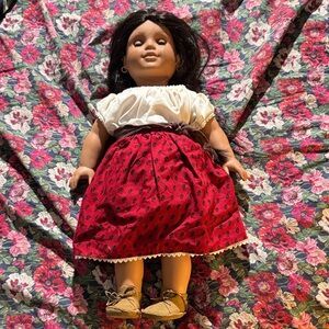 Josephine American Girl Doll Red Skirt and White Blouse